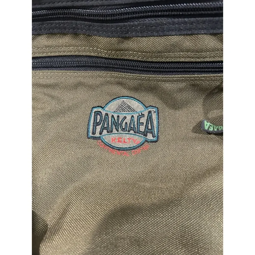 Kelty Pangaea Convertible Garment Bag Travel Luggage Tri Fold Green Zip Pockets